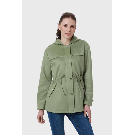 Chaqueta Mujer Gamuza Verde