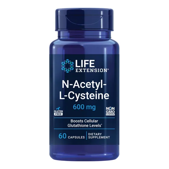 Suplemento Life Extension De N-acetil-l-cisteína (nac) 600 M