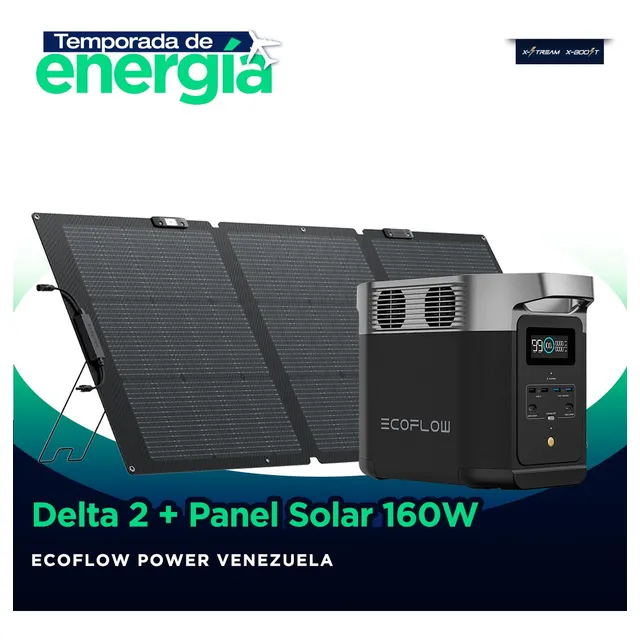 Ecoflow Delta 2 + Panel Solar 160watts