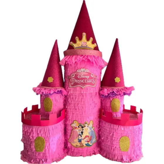 Piñata Castillo De Princesa Disney 60 Cm