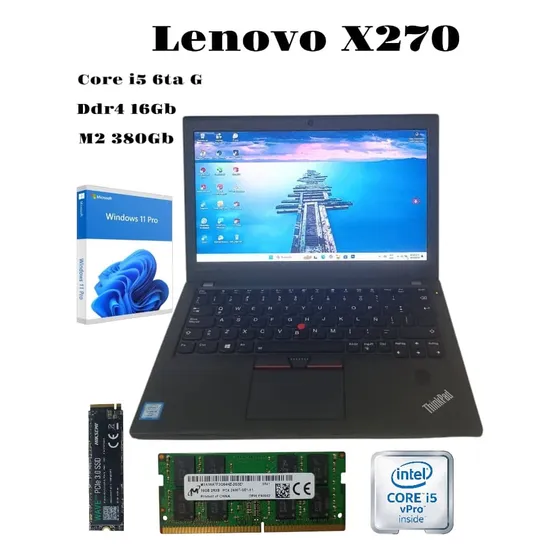 Laptop Lenovo Thinkpad X270 Core I5 Ram 16gb Disco 512gb M2