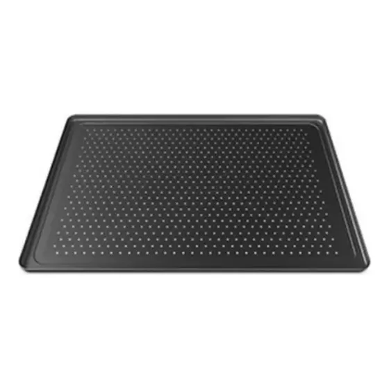 Bandeja Microperforada Negro Marca Unox. Bredys