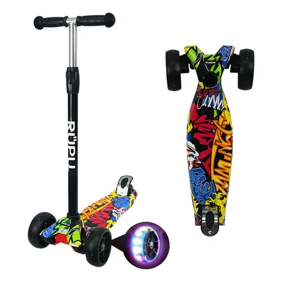 Scooter Monopatin Freestyle Led Regulable / Lhua Store