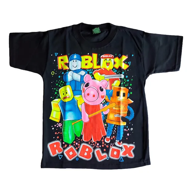 Remera Roblox Niño Niña Premium Brillo En La Oscuridad
