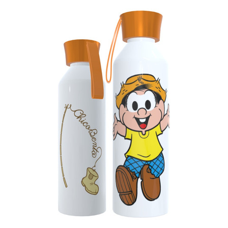 Garrafa Chico Bento Vara De Pescar - Turma Da Mônica - 650ml Garrafa Chico Bento Vara De Pescar - Turma Da Mônica - 650ml