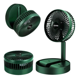 Ventilador De Escritorio Oficina Usb Recargable Y Compacto Recargable Silencioso Porta Celular Base Mesa Portátil Color Verde 3 Velocidades Ventilador De Escritorio Oficina Usb Recargable Y Compacto Recargable Silencioso Porta Celular Base Mesa Portátil Color Verde 3 Velocidades