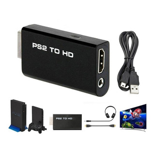 Adaptador De Vídeo Para Ps2 Hdmi Full Hd 1080p Tv Monitor Adaptador De Vídeo Para Ps2 Hdmi Full Hd 1080p Tv Monitor
