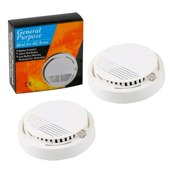 Detector De Humo De 85 Con Alarma De Incendio