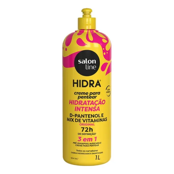 Creme Para Pentear Hidra Original Salon Line 1 Litro
