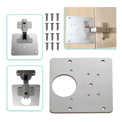 Kit De Reparación De Bisagras De 3 Placas Para Muebles De Pu