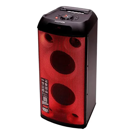 Caixa De Som Polyvox Xt-660t 800w Rms Bluetooth 5.0 Portátil Preto 127/220v
