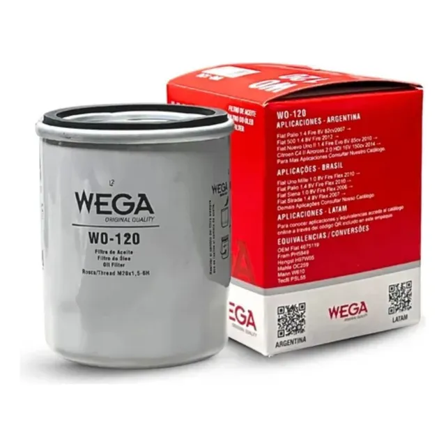 Filtro Oleo Motor Effa Van E Picape 2009 2010 2011 2012
