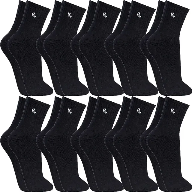 Kit 10 Pares Meias Lupo Cano Médio Alto Academia Original