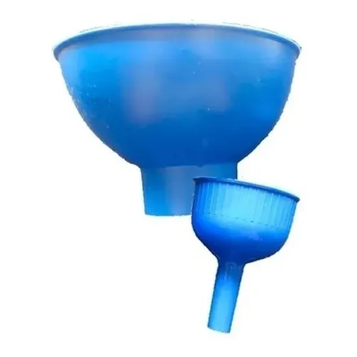 Embudo Plastico Enfrascador Con Adaptador Para Liquidos