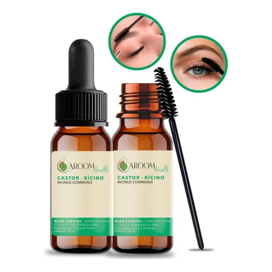 Óleo Castor (rícino)cílios E Sobrancelhas Com Aplicador 20ml