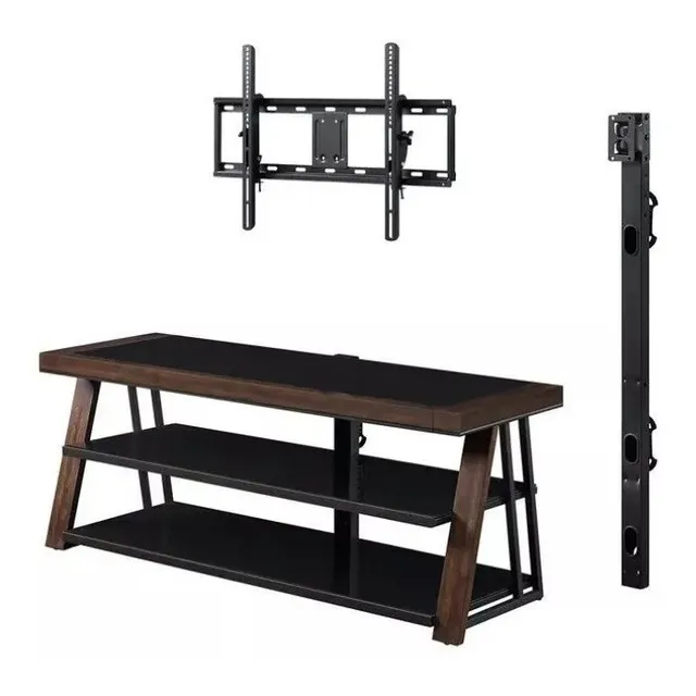 Consola Para Tv Con Soporte 3-en-1 Harlowe Bayside Em Color Café