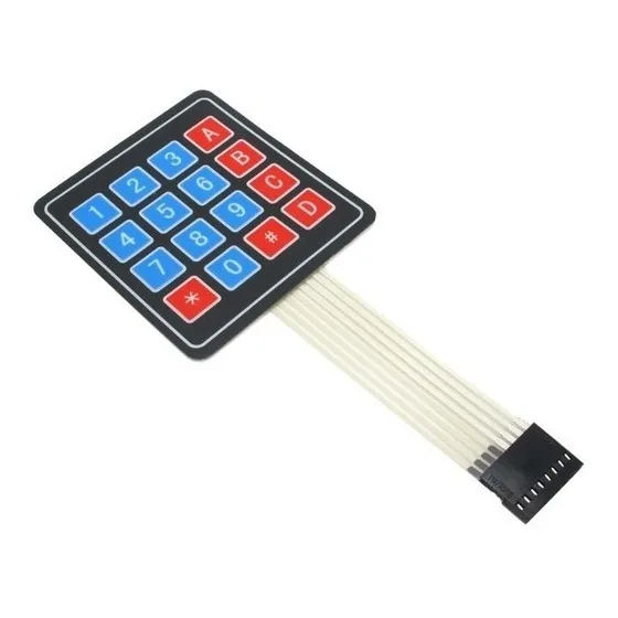 Teclado De Membrana Matricial 4x4 X02 Und