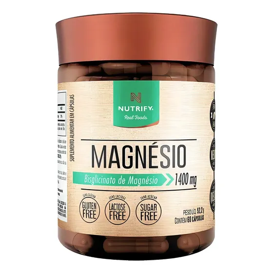 Bisglicinato De Magnesio Nutrify 60 Cápsulas Vegano Sin Sabor | Cuotas sin interés