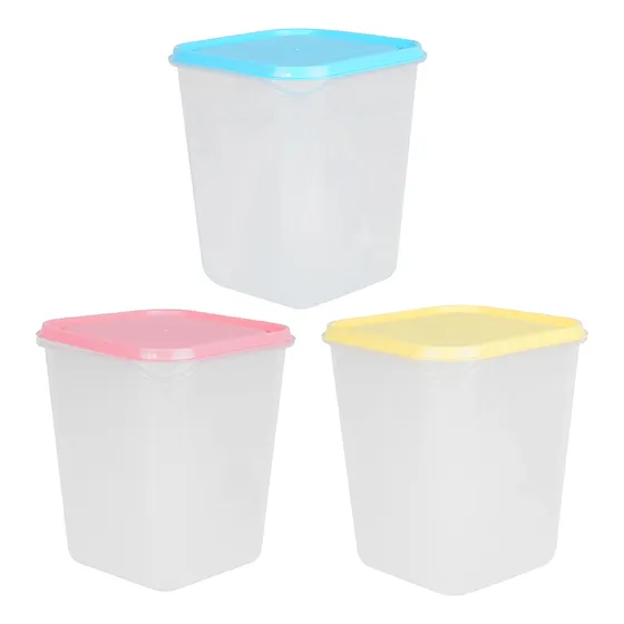 Miniso Recipiente Rectangular Bodes Suaves Para Comida C Color Blanco