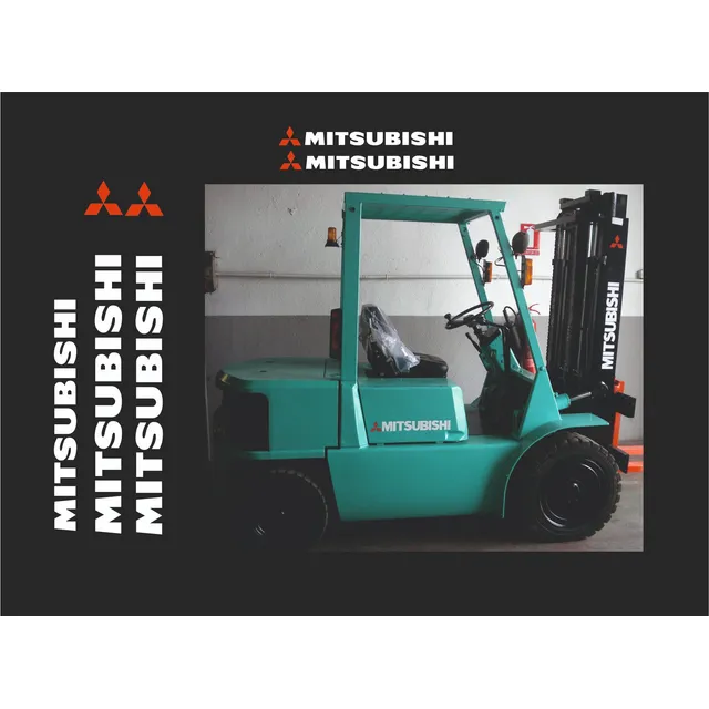 Juego De Calcos Para Auto Elevador Mitsubishi Fd30