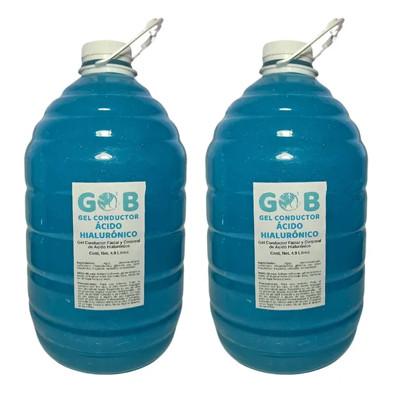 Gel Conductor Ácido Hialurónico - Gob - 4.9 Litros (2 Pack)