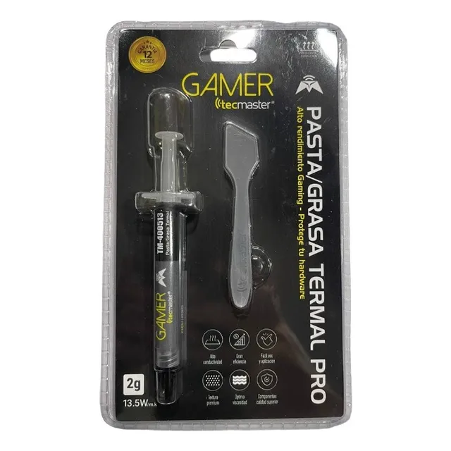 Pasta Termica Disipadora Pro 2g Alto Rendimiento Tecmaster