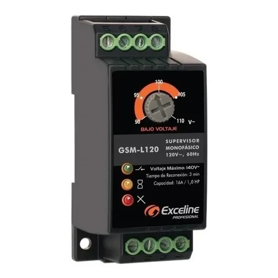 Protector De Voltaje Supervisor Monofasico Exceline 110/220v