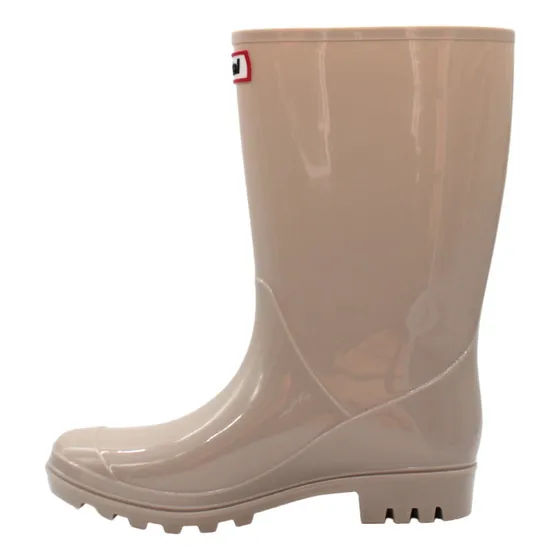 Botas Para Lluvia Antiderrapante Mujer Plástico Color Oferta