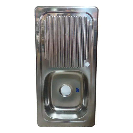 Fregadero Acero Inoxi Fanainox 1 T Y 1 Escurri Izqui 94 X 48