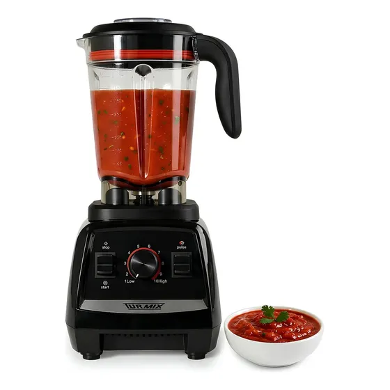 TURMIX Licuadora Turbo 1500W Vaso 2L Policarbonato 10 Velocidades + Pulso Cople Metálico Cuchillas Acero Inoxidable Electrodomésticos Cocina