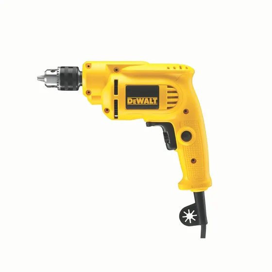 Taladro 3/8'' 600w Vvr + Llave Broquero Dewalt Dwd014-b3 Color Amarillo Frecuencia 50 Hz/60 Hz