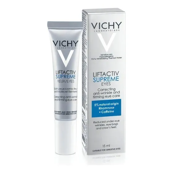 Crema Supreme Ojos Vichy Liftactiv para todo tipo de piel de 15mL