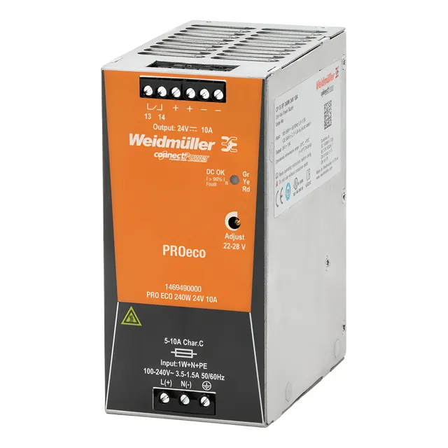 Fuente De Poder 240w 120/48vdc 5amps 146959 Weidmuller