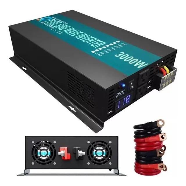 Wzrelb Inversor Onda Pura Sinusoidal 12v 110v 3000w