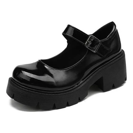 L Zapatos De Muñeca Mary Janes Vintage Para Mujer