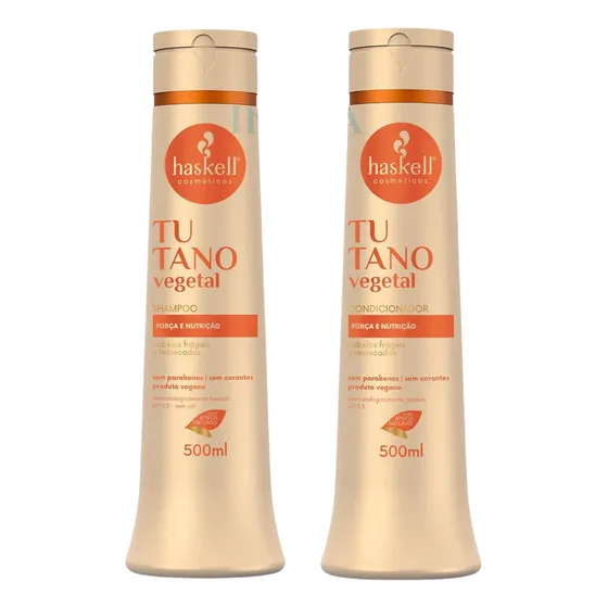 Kit Haskell Tutano Shampoo E Condicionador 500ml