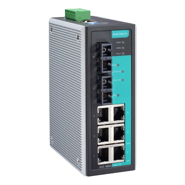 Switch Industrial Moxa Eds-408a-mm-sc