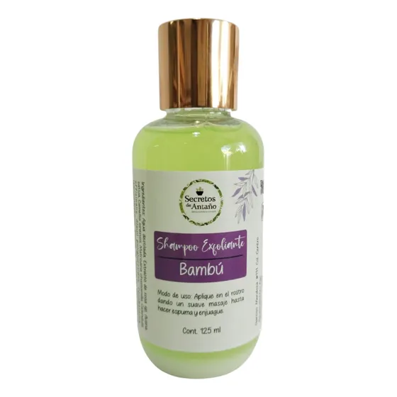 Shampoo Exfoliante Bambú 125 Ml - Facial Y Corporal