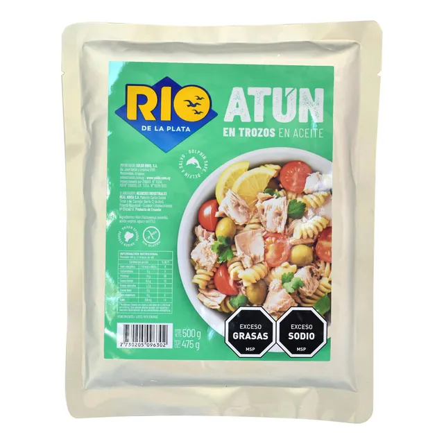 Atún En Trozos En Aceite Río De La Plata 500 Grs