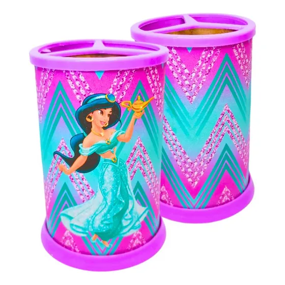 20 Porta-lápis Para Lembrancinhas Princesa Jasmine Disney