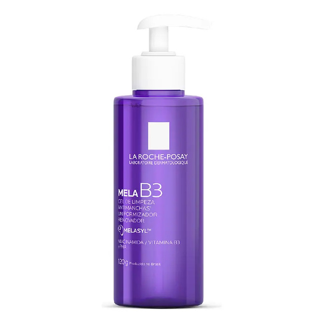 Gel De Limpeza Facial Antimanchas Com Melasyl, Niacinamida E Pha, , Mela B3 La Roche-posay, 120g Gel De Limpeza Facial Antimanchas Com Melasyl, Niacinamida E Pha, , Mela B3 La Roche-posay, 120g