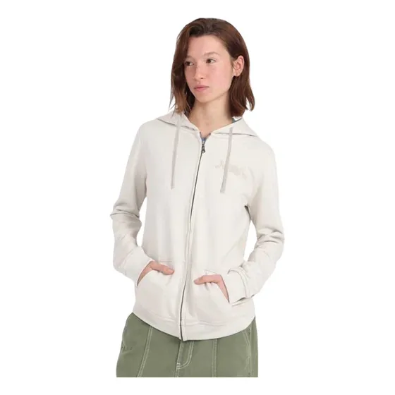 Campera Mujer Vans All Caps Zip Hoodie French Terry