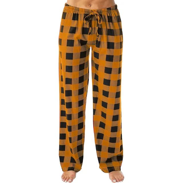 Pantalon Casa Holgado Cordon Cuadro Simpl Otoño E Invierno