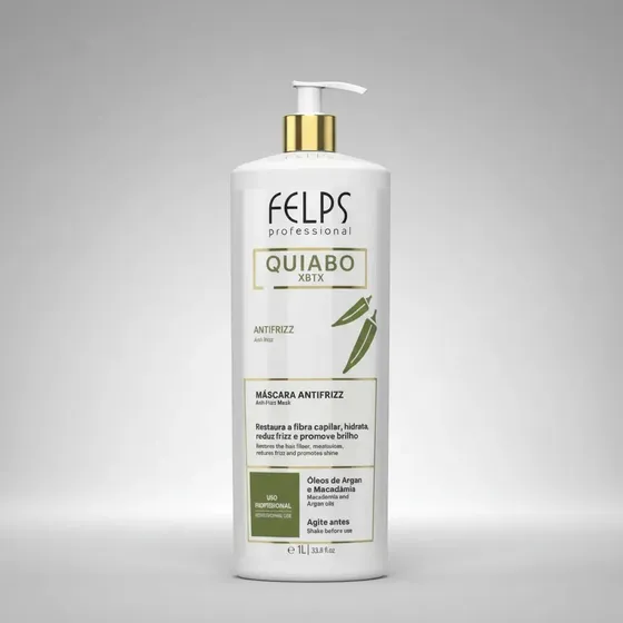 Felps Quiabo Xbtx Máscara Antifrizz 1L