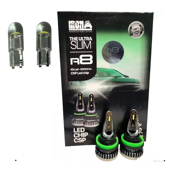 Lámparas Cree Led R8 Ultra Slim + 2 Lámparas T10 ¡de Regalo!