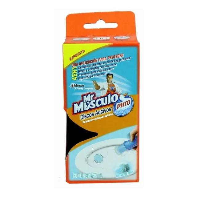 Discos Activos Para Inodoro Mr Musculo Lima 36ml 40000090