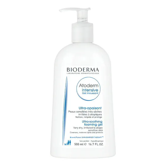 Atoderm Intensive Gel Moussant 500ml Bioderma Momento De Aplicación Día/noche Tipo De Piel Pieles Muy Secas Y Atópicas
