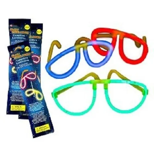 12 Lentes Neon Glow Fosforescentes Fiestas Led Party Dj