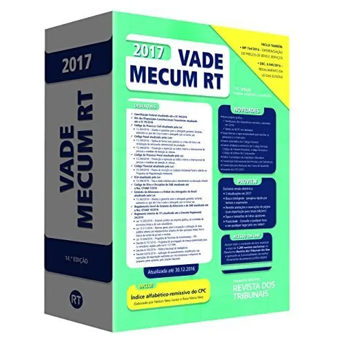 Livro Vade Mecum Rt 2017