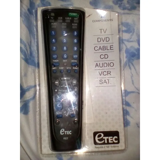 Control Universal Tv Cable Vcr Aux Dvd Vcr Sat